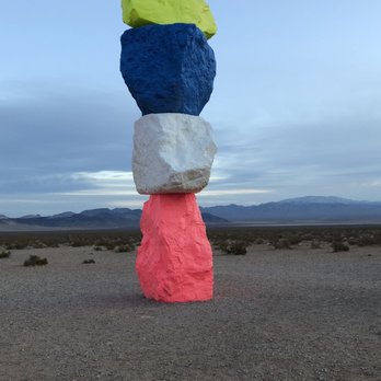 Seven Magic Mountains - Public Art Near Me - Las Vegas, Nevada