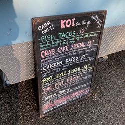 KOI on the go - Menu - August 2022