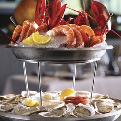Eddie V's Prime Seafood - Nothing sets the tone for an enticing night, quite like The Big Eddie chilled shellfish tower.