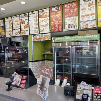 Del Taco - menus on the wall of a restaurant - Breakfast & Brunch Near Me - Columbus, Ohio
