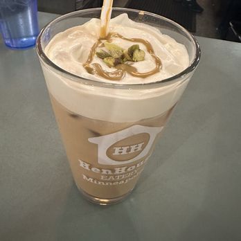 Hen House Eatery - Pistachio Cold Brewed Iced Coffee - Breakfast & Brunch Near Me - Minneapolis, Minnesota Hen House Eatery - Pistachio Cold Brewed Iced Coffee - Breakfast & Brunch Near Me - Minneapolis, Minnesota