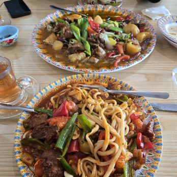 Afandi Kitchen - The "small" Big Plate Chicken and Beef Laghman - AMAZING! - Chinese Near Me - Chesterfield, Missouri