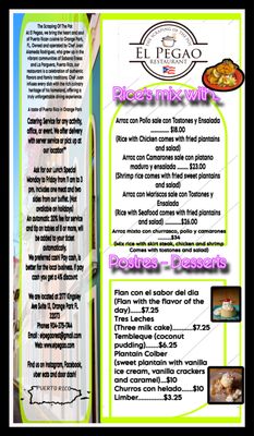 Menu photo 2 El Pegao Restaurant Orange Park, FL Menu photo 2 El Pegao Restaurant Orange Park, FL
