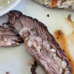 Double S Smokehouse - Closeup of the brisket.