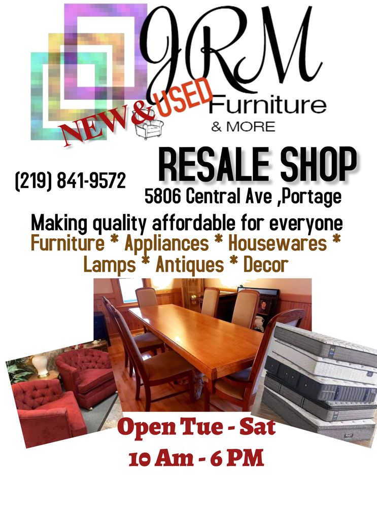 JRM FURNITURE AND MORE Updated June 2024 5806 Central Ave, Portage