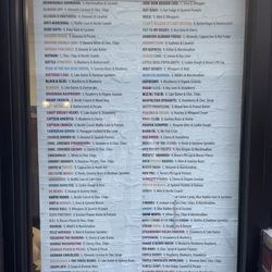 Randy's Frozen Custard - Menu
