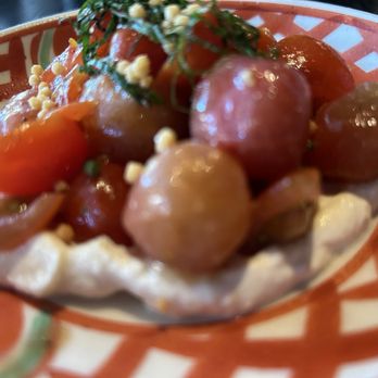 Little Plum - Closeup of ume tomato - Asian Fusion Near Me - Honolulu, Hawaii