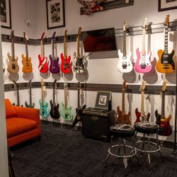 The Music Zoo - The Music Zoo's "Shredder Room" filled with high performance guitars