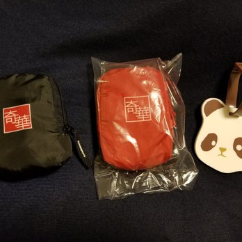 Kee Wah Bakery - The panda tote bags come in black and red...and fold up into a zipped pouch! - Bakeries Near Me - San Gabriel, California Kee Wah Bakery - The panda tote bags come in black and red...and fold up into a zipped pouch! - Bakeries Near Me - San Gabriel, California