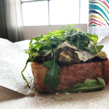 LB Kitchen - Mile High Avocado Toast . Two full avocados sliced and layered on top of sourdough bread. - Cafes Near Me - Portland, Maine