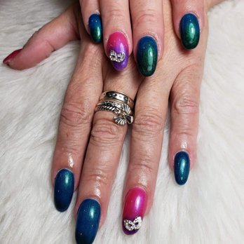 Unicorn Nails - Vaye .. you did it again.. another amazing job well done .. see you for my next fills - Nail Salons Near Me - Las Vegas, Nevada