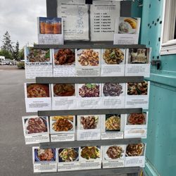 Menu sample (changes weekly)