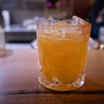 I don't remember the name, it had scotch and ginger beer so I was  in