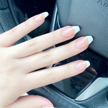 Iris Nails & Spa - Beautiful French gel manicure - Nail Salons Near Me - Germantown, Maryland