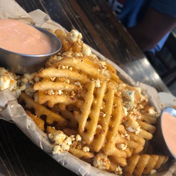 MickDuff's Brewing Company - Garlic Gorgonzola cheese fries - Irish Near Me - Sandpoint, Idaho MickDuff's Brewing Company - Garlic Gorgonzola cheese fries - Irish Near Me - Sandpoint, Idaho