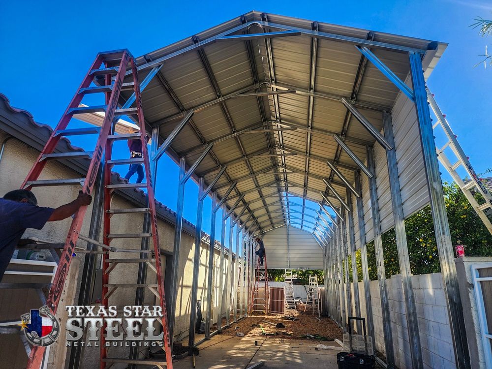 Slide of Texas Star Steel Metal Buildings