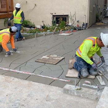 Lara's Concrete - Driveway poured to match existing with Channel drain - Masonry/Concrete Near Me Lara's Concrete - Driveway poured to match existing with Channel drain - Masonry/Concrete Near Me