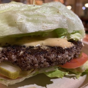 Green Tomato Grill - Protein burger | Grass fed New Zealand beef - New American Near Me - Brea, California