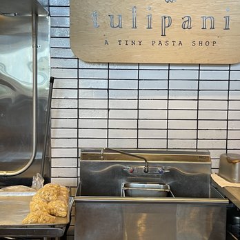 Tulipani - Tulipani sign and pre-measured pasta portions - Pasta Shops Near Me - Albuquerque, New Mexico