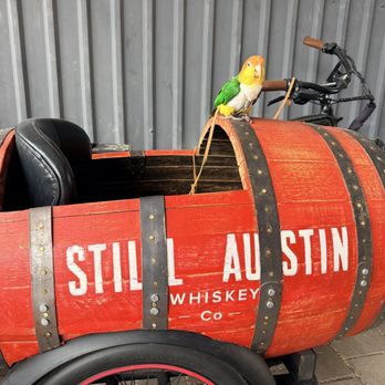 Still Austin Whiskey Co. - Pollo offering his services as a designated driver - Distilleries Near Me - Austin, Texas Still Austin Whiskey Co. - Pollo offering his services as a designated driver - Distilleries Near Me - Austin, Texas