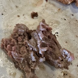 Very gummy hamburger