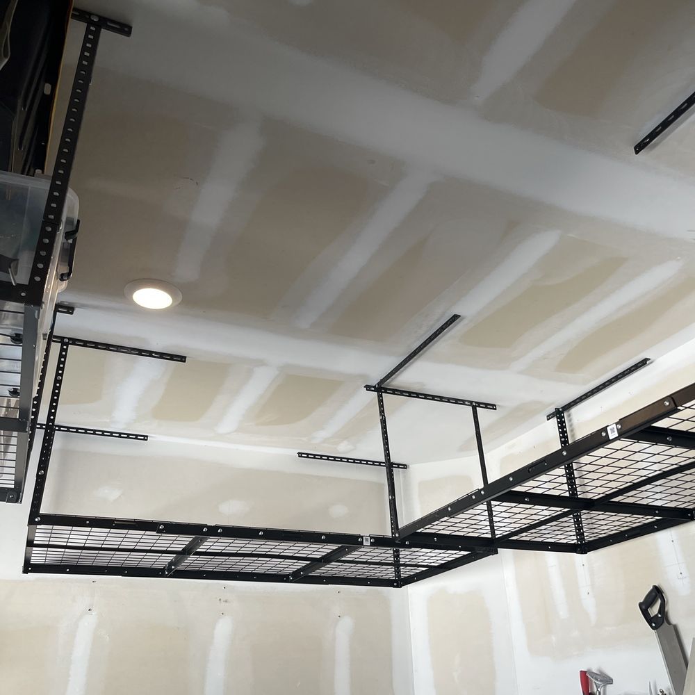 HandyNick - Ceiling mounted shelving - Handyman Near Me - Charlotte , North Carolina HandyNick - Ceiling mounted shelving - Handyman Near Me - Charlotte , North Carolina