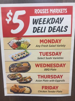 Menu photo 1 Rouses Market Denham Springs, LA Menu photo 1 Rouses Market Denham Springs, LA