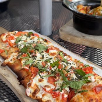 Mike's Food & Spirits - MARGHERITA FLATBREAD - Italian Near Me - Somerville, Massachusetts
