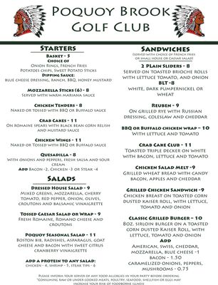 Menu photo 3 Poquoy Brook Pub Lakeville, MA Menu photo 3 Poquoy Brook Pub Lakeville, MA