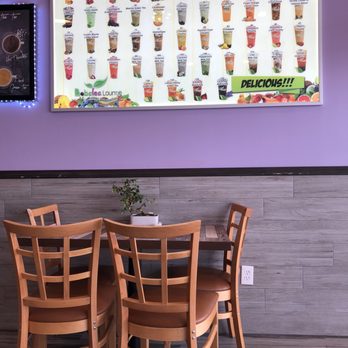 Boba Tea Lounge - One version of the menu - SO MANY CHOICES! - Coffee & Tea Near Me - New Braunfels, Texas