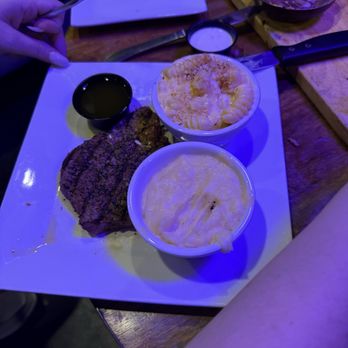 Vickery Park Plano - Steak... taken off the bill because it turned to dust in your mouth. - Bars Near Me - Plano, Texas
