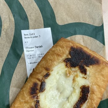 Starbucks - Cheese Danish........burned - Coffee & Tea Near Me - Orange, California