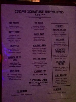 Menu photo 2 The Edison Los Angeles, CA Menu photo 2 The Edison Los Angeles, CA
