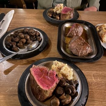 Lindey's Prime Steak House - Dinner spread! We opted to pay extra for the mushrooms and we chose the Sirloin Special - Steakhouses Near Me - Arden Hills, Minnesota Lindey's Prime Steak House - Dinner spread! We opted to pay extra for the mushrooms and we chose the Sirloin Special - Steakhouses Near Me - Arden Hills, Minnesota