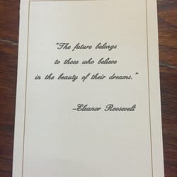Bates Printing - Printed quote on blank response cards for graduation announcement