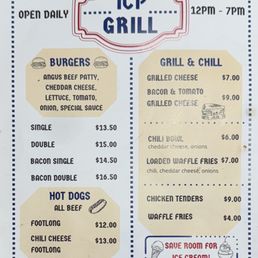 Menu and hours as of 11/2/24 Menu and hours as of 11/2/24