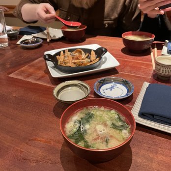Izakaya Amu - Miso Soup & Eggplant - Japanese Near Me - Boulder, Colorado
