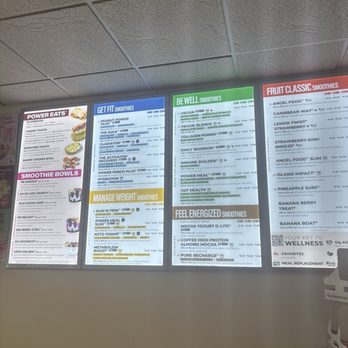 Smoothie King - Menu - Health Markets Near Me - Fairfax, Virginia Smoothie King - Menu - Health Markets Near Me - Fairfax, Virginia