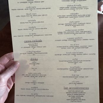 Marian Cocktails & Kitchen - Brunch Menu - Cocktail Bars Near Me - Raleigh, North Carolina