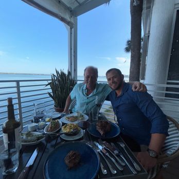 Watercolour Grillhouse - Awesome view on the outside patio. Great for a birthday celebration! - Steakhouses Near Me - Clearwater Beach, Florida