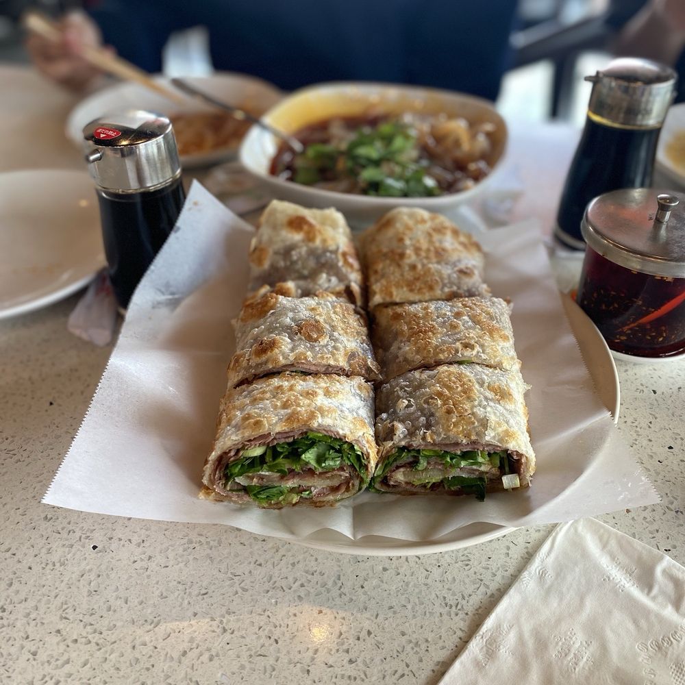 Pan Dumpling House - H4. Beef Roll Pancake - Chinese Near Me - Corona, California