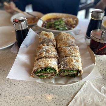 Pan Dumpling House - H4. Beef Roll Pancake - Chinese Near Me - Corona, California Pan Dumpling House - H4. Beef Roll Pancake - Chinese Near Me - Corona, California