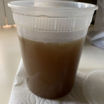 Urban Cup - Broth container = broth no flavor to the noodles or meat - Asian Fusion Near Me - Cypress, California
