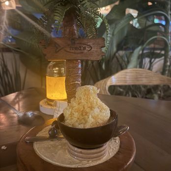 Fred's House - Cute dessert they brought out - Seafood Near Me - Cancún, ROO