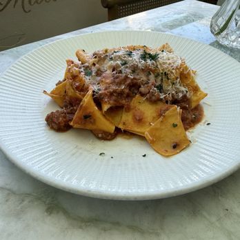 Dante Beverly Hills - PAPPARDELLE AL RAGU slow cooked pork & fennel ragu, Parmigiano Reggiano - Cocktail Bars Near Me - Beverly Hills, California Dante Beverly Hills - PAPPARDELLE AL RAGU slow cooked pork & fennel ragu, Parmigiano Reggiano - Cocktail Bars Near Me - Beverly Hills, California