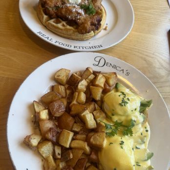Denica's Real Food Kitchen - California Benedict and Epic Chicken and Waffle - Breakfast & Brunch Near Me - Castro Valley, California