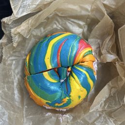 Rainbow Bagel