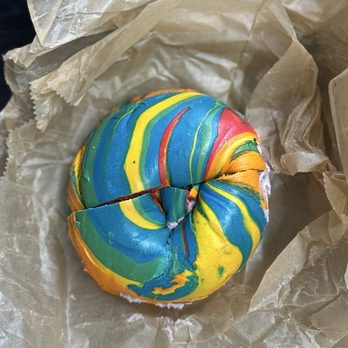 Liberty Bagels - Rainbow Bagel - Bagels Near Me - New York, New York