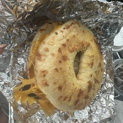 BIGGBY COFFEE - Bagel with Sausage, Egg & Cheese