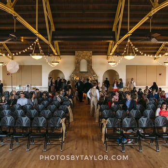 Magnolia Building - The inside, set up for a wedding ceremony, as seen from the stage. - Landmarks & Historical Buildings Near Me - Lakeland, Florida Magnolia Building - The inside, set up for a wedding ceremony, as seen from the stage. - Landmarks & Historical Buildings Near Me - Lakeland, Florida